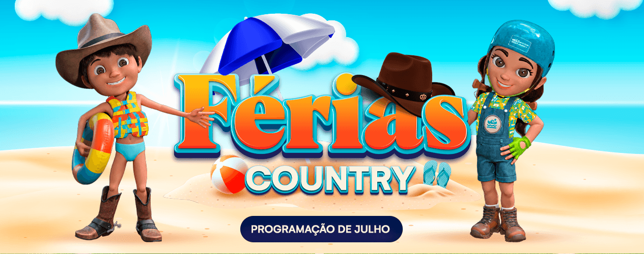 Férias Country — Programação de Julho — Barretos Country